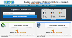 Desktop Screenshot of hedis.fr