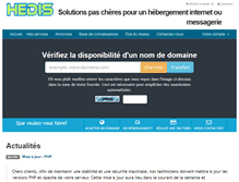Tablet Screenshot of hedis.fr